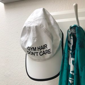 NWOT hat white and black adjustable hat